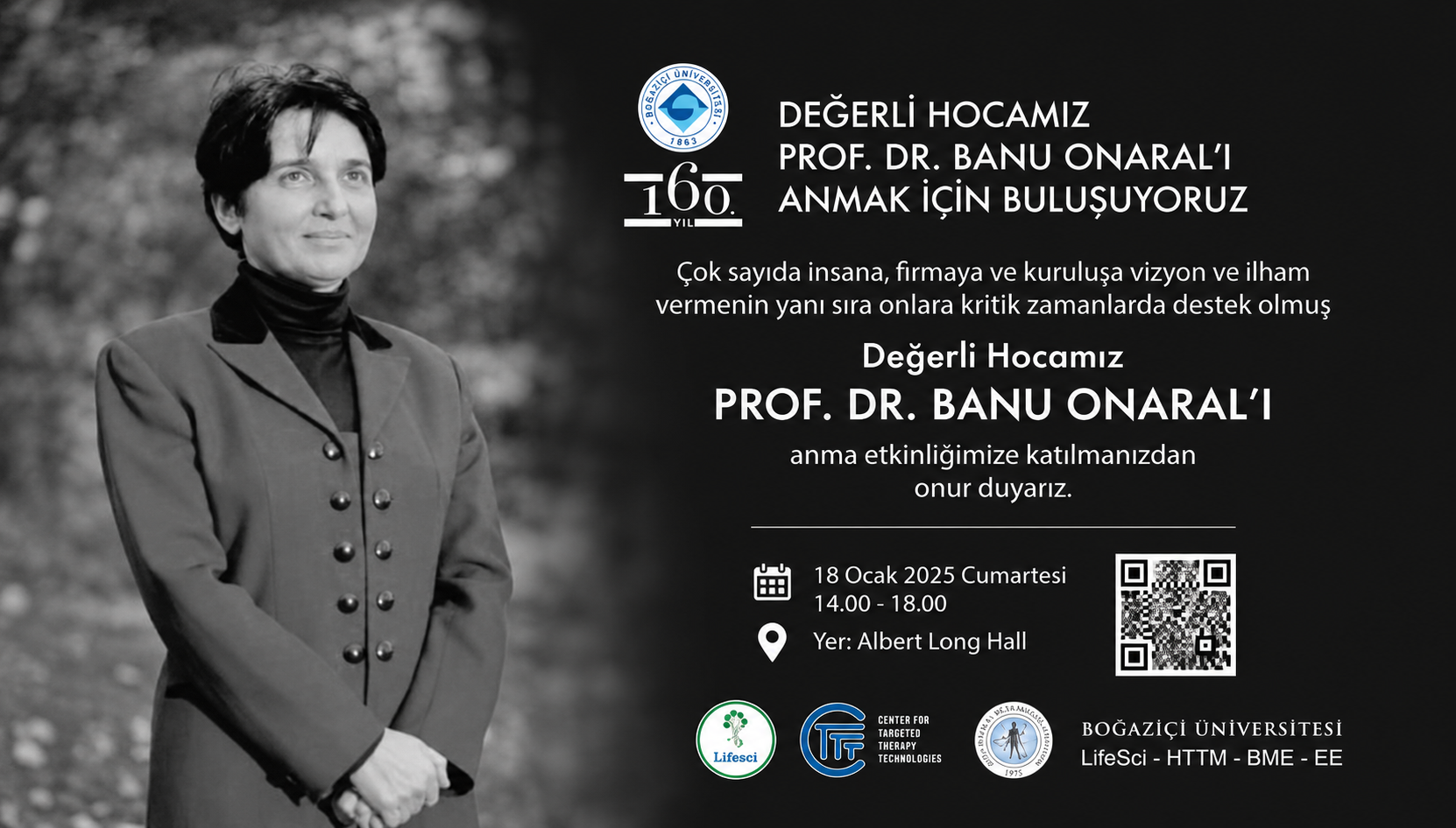 In Memory of Prof. Dr. Banu Onaral